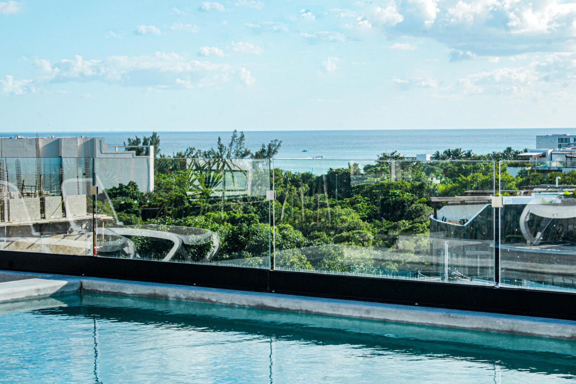 Big, Modern And Beautiful Beach Apartament 1Br Ocean View Playa del Carmen Buitenkant foto