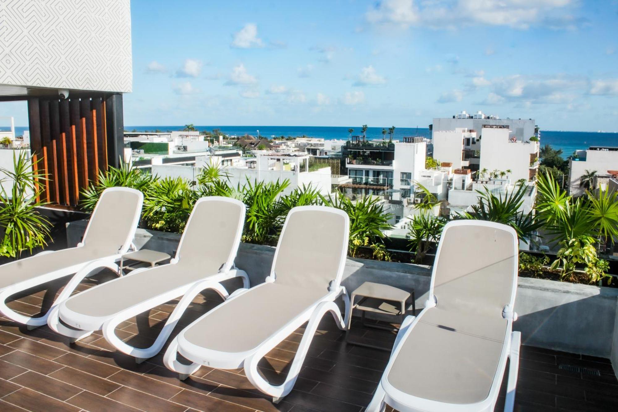 Big, Modern And Beautiful Beach Apartament 1Br Ocean View Playa del Carmen Buitenkant foto