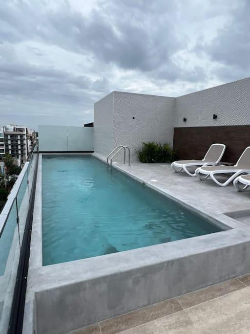 Big, Modern And Beautiful Beach Apartament 1Br Ocean View Playa del Carmen Buitenkant foto