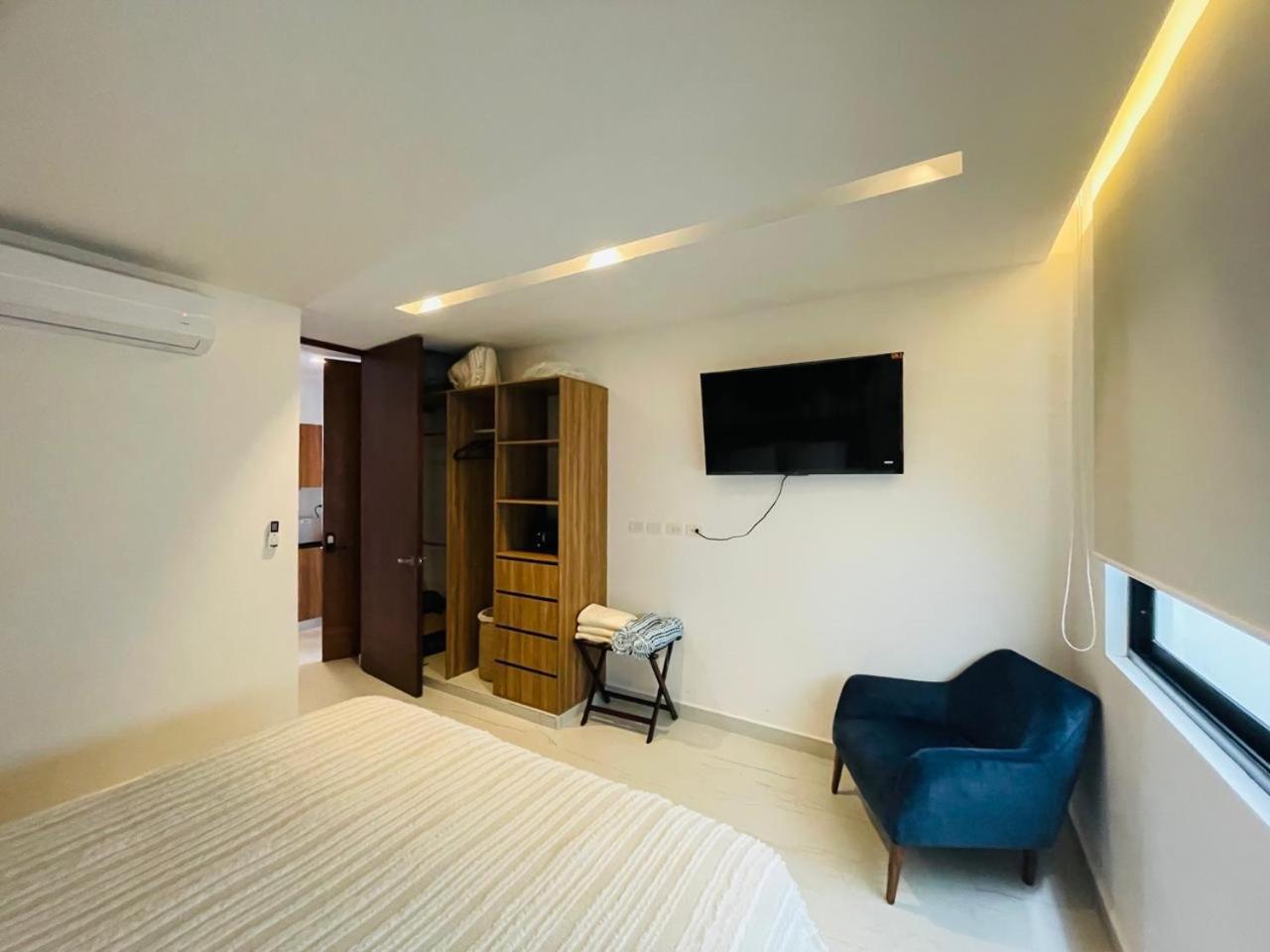 Big, Modern And Beautiful Beach Apartament 1Br Ocean View Playa del Carmen Buitenkant foto