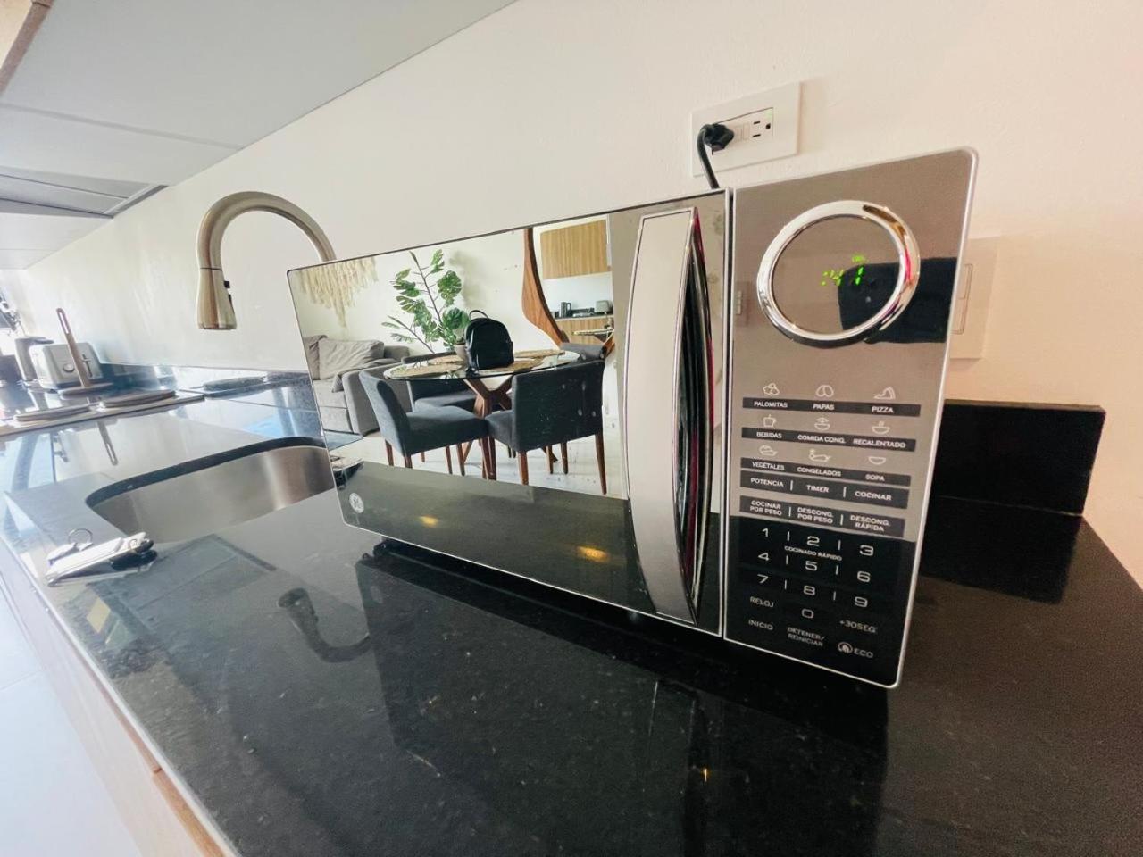 Big, Modern And Beautiful Beach Apartament 1Br Ocean View Playa del Carmen Buitenkant foto
