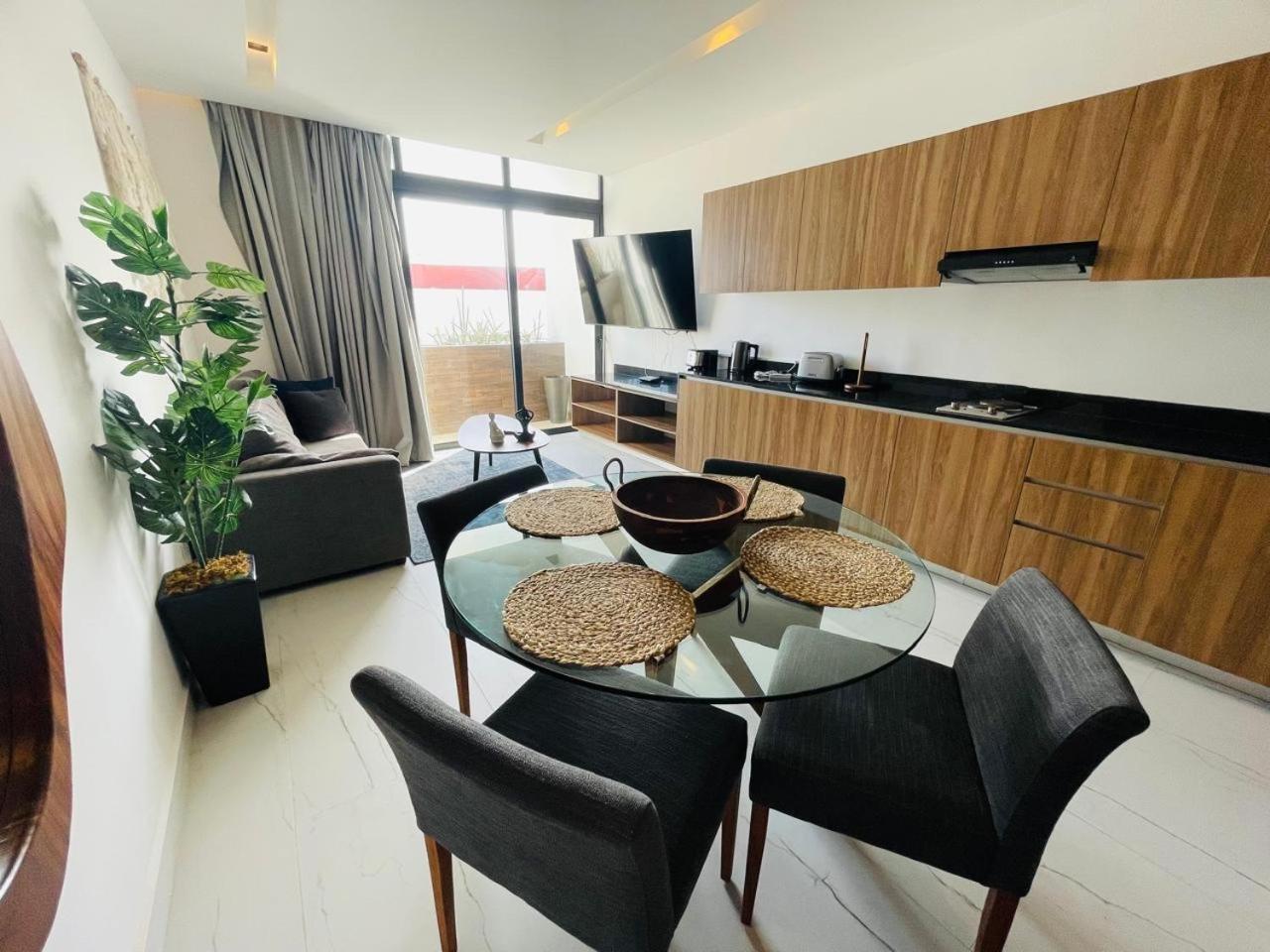 Big, Modern And Beautiful Beach Apartament 1Br Ocean View Playa del Carmen Buitenkant foto